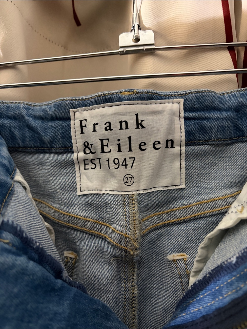 Frank & Eileen Donny Light Blue Denim Midi Skirt - Picture 3 of 6